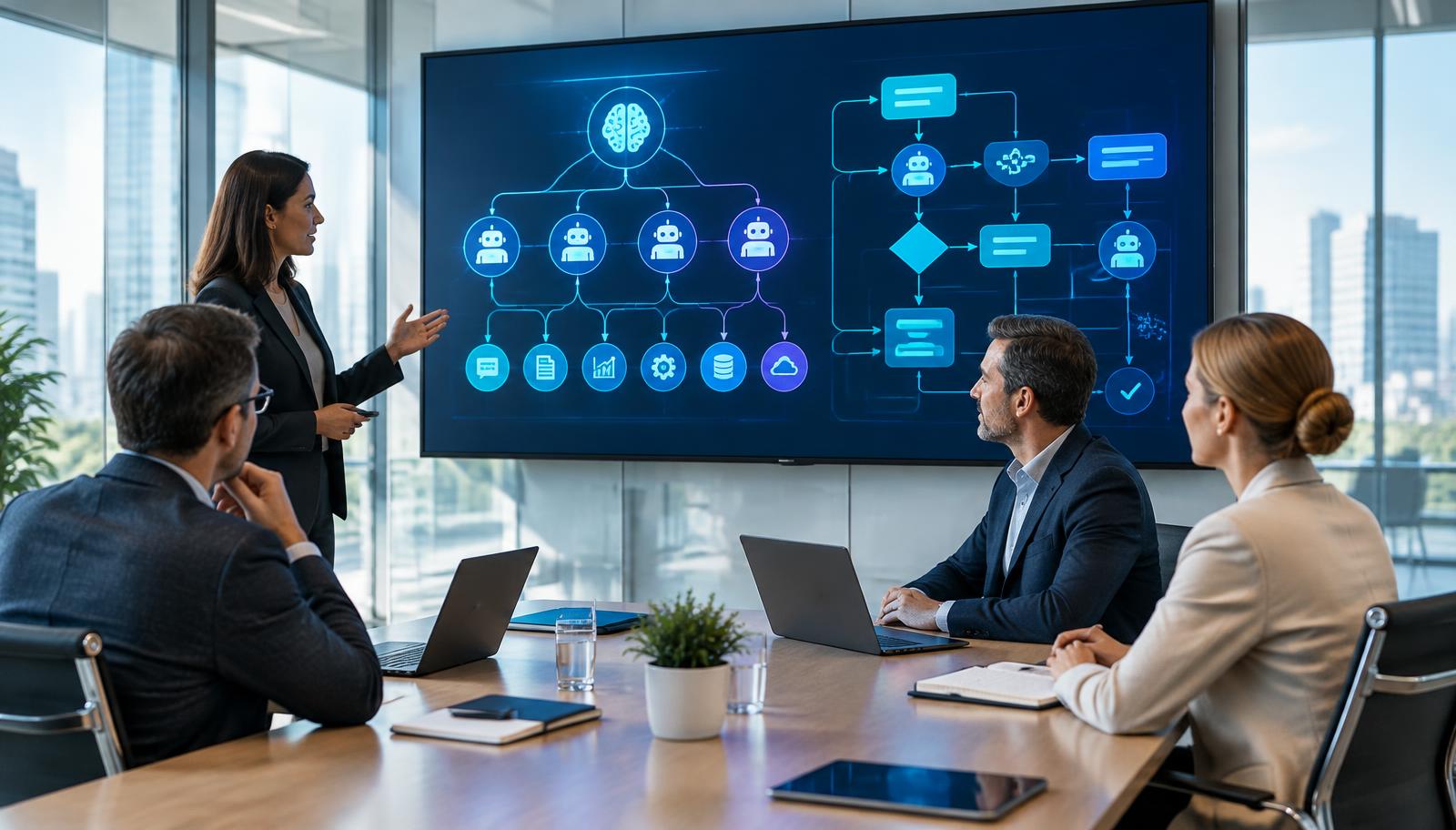 Imagen ilustrativa del artículo Consultoría de inteligencia artificial para empresas: qué debe incluir y cómo elegirla Imagen ilustrativa del artículo Consultoría de inteligencia artificial para empresas: qué debe incluir y cómo elegirla