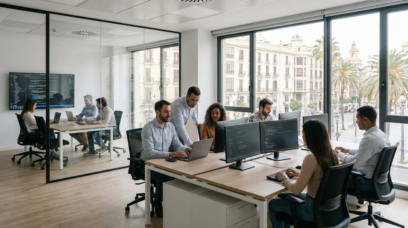 Imagen ilustrativa del artículo Empresas de servicios de informática en España